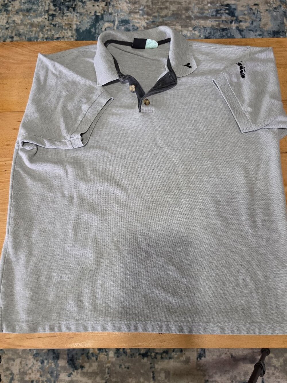 Vintage Diadora Men’s Polo – 90s Athletic Casual